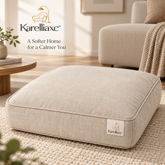Karelliaxc™ Sofa Seat Cushion – Thick Padded Couch Cushion with Soft Upholstery, Supportive Comfort & Minimalist Home Design