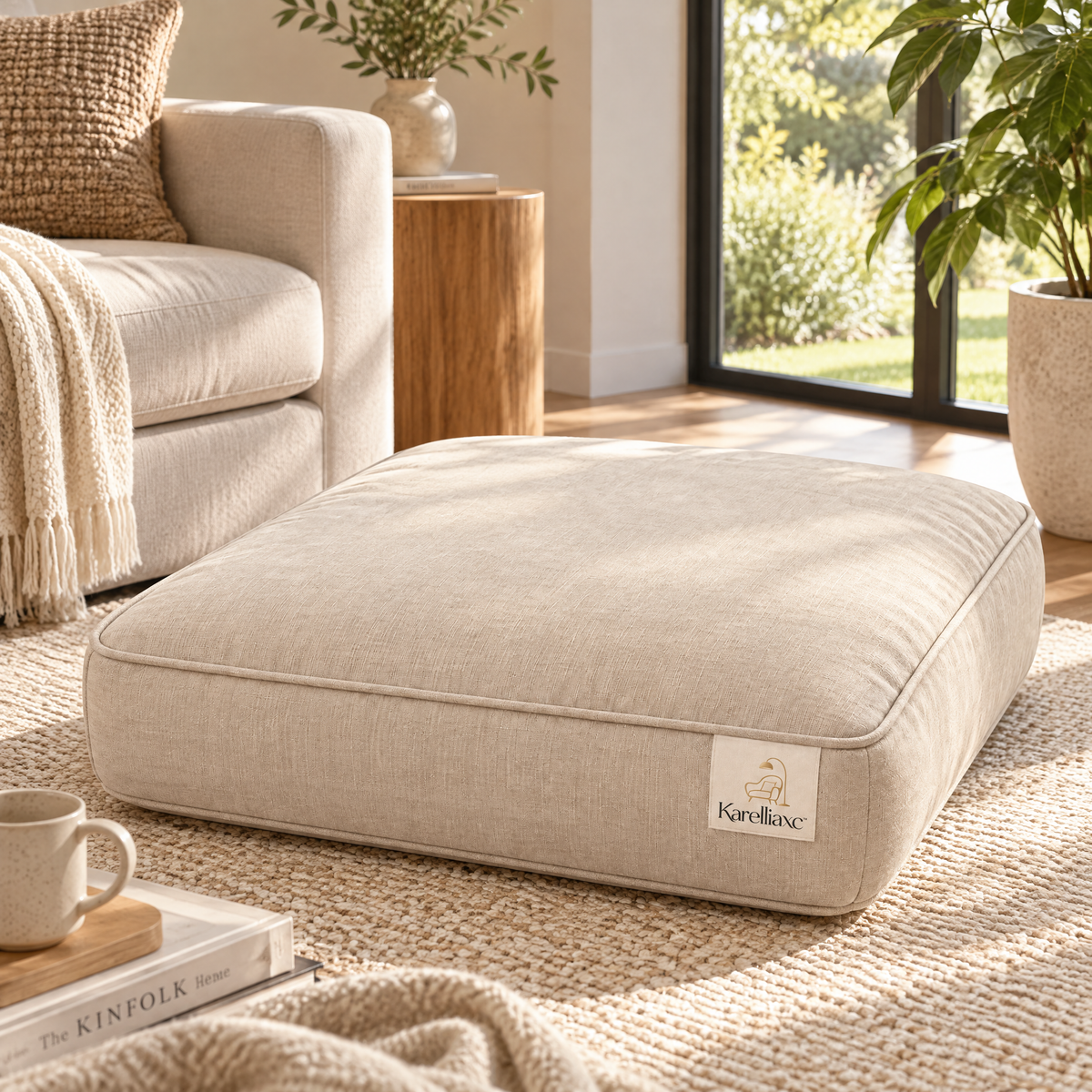 Karelliaxc™ Sofa Seat Cushion – Thick Padded Couch Cushion with Soft Upholstery, Supportive Comfort & Minimalist Home Design